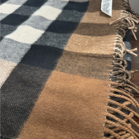 BURBERRY AUTHENTIC CASHMERE SCARF MEGA REVERSIBLE 200*36 - Picture 4 of 12